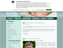 Tablet Screenshot of drtoldilaszlo.hu